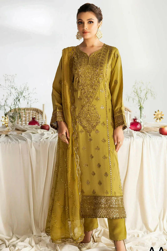 Ramsha - Aangan Raw Silk Collection Vol 1 - AA-102 - Unstitched