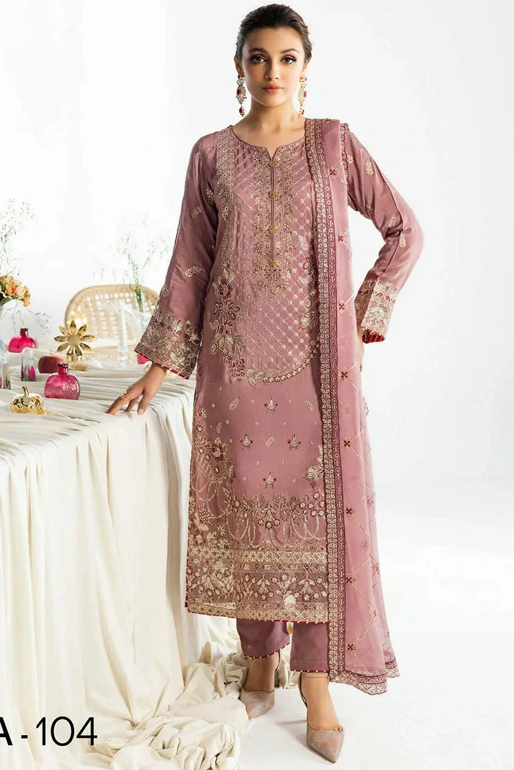 Picture of Ramsha - Aangan Raw Silk Collection Vol 1 - AA-104 - Unstitched - Available at Raja Sahib