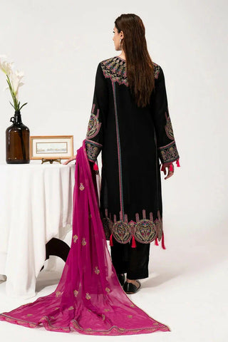 Saad Shaikh - Luminaa Karandi Collection - 02 Onyx - Unstitched