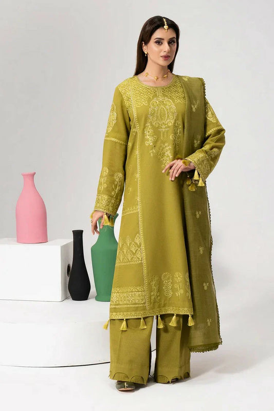 Saad Shaikh - Luminaa Karandi Collection - 04 Sorbet - Unstitched