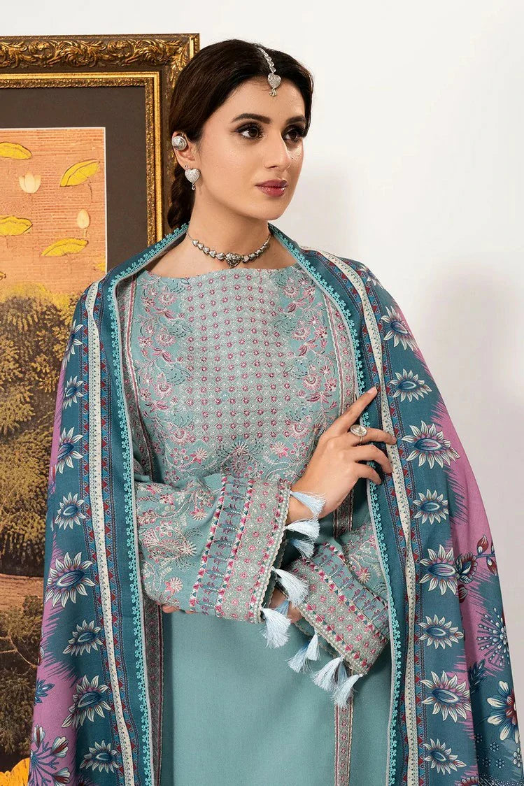 Picture of Saad Shaikh - Luminaa Karandi Collection - 06 Frosted - Unstitched - Available at Raja Sahib