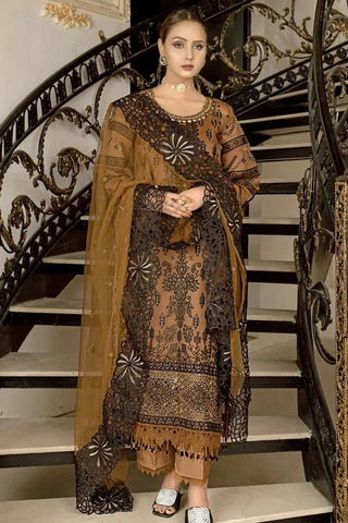 Janique - Luxury Khaadi Collection Vol 5 - 06 Bronze - Unstitched