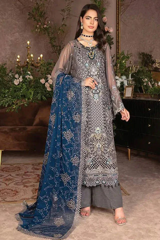 Janique - Luxury Chiffon Collection Vol 6 - 03 Fossil - Unstitched