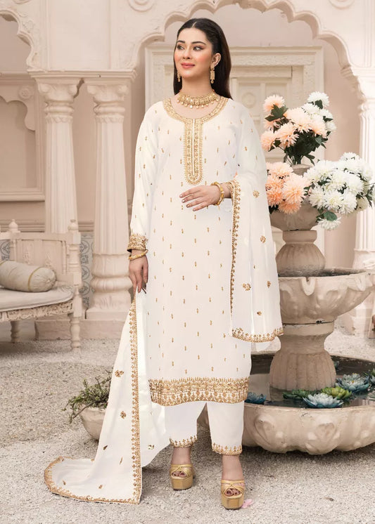 Abaan Zohan - Ada - Off White - 3 Piece