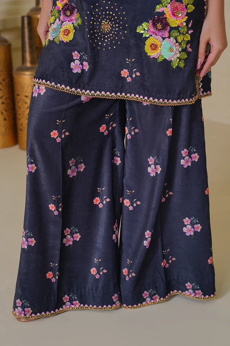 Picture of Amber Imran - Velvet Edition - Black Multi - Available at Raja Sahib