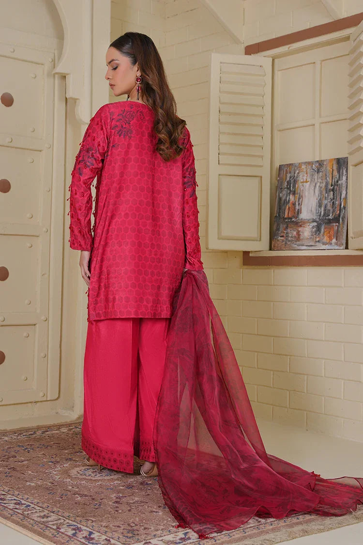 Picture of Amber Imran - Velvet Edition - Ruby - Available at Raja Sahib