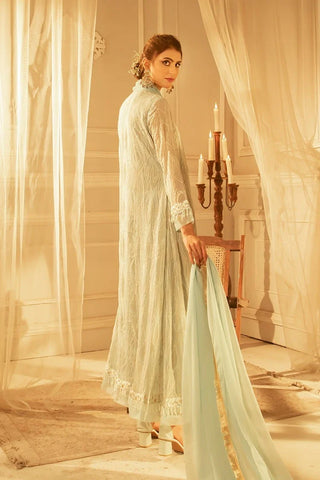 Picture of Manahils - Safiyya RTW Collection - Aqua-109 - Available at Raja Sahib