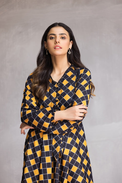 Ellena - Western Georgette Dress