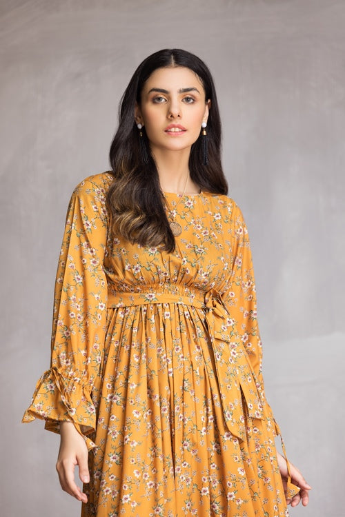 Ellena - Western Georgette Dress