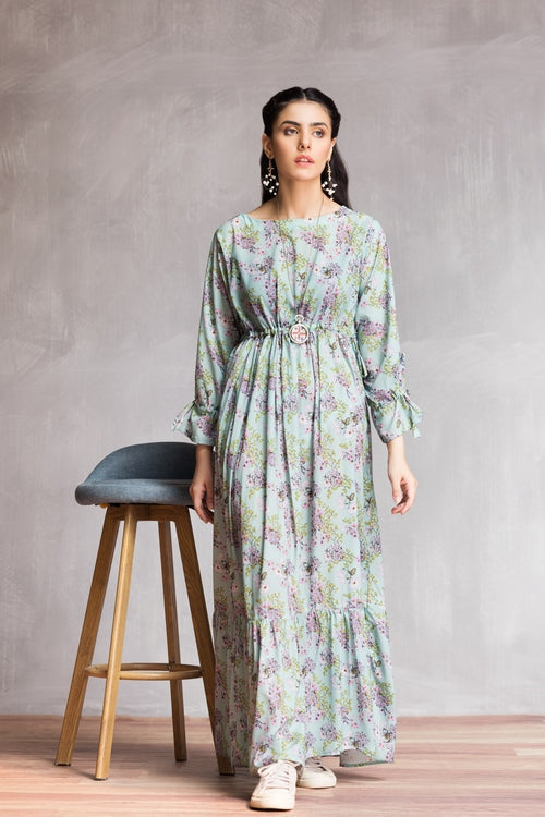 Ellena - Western Georgette Dress