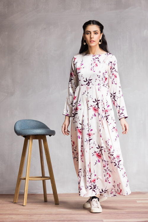 Ellena - Western Silk Dress