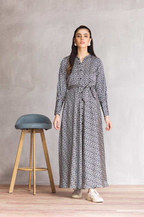 Ellena - Western Silk Dress