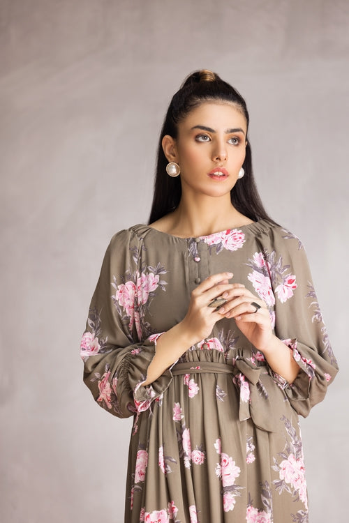 Ellena - Western Georgette Dress