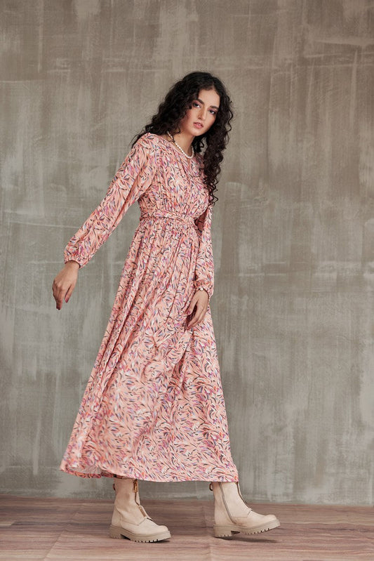 Ellena - Western Georgette Dress