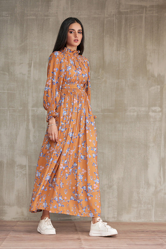 Ellena - Western Georgette Dress