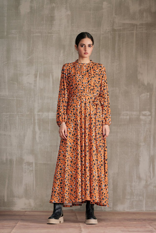 Ellena - Western Georgette Dress