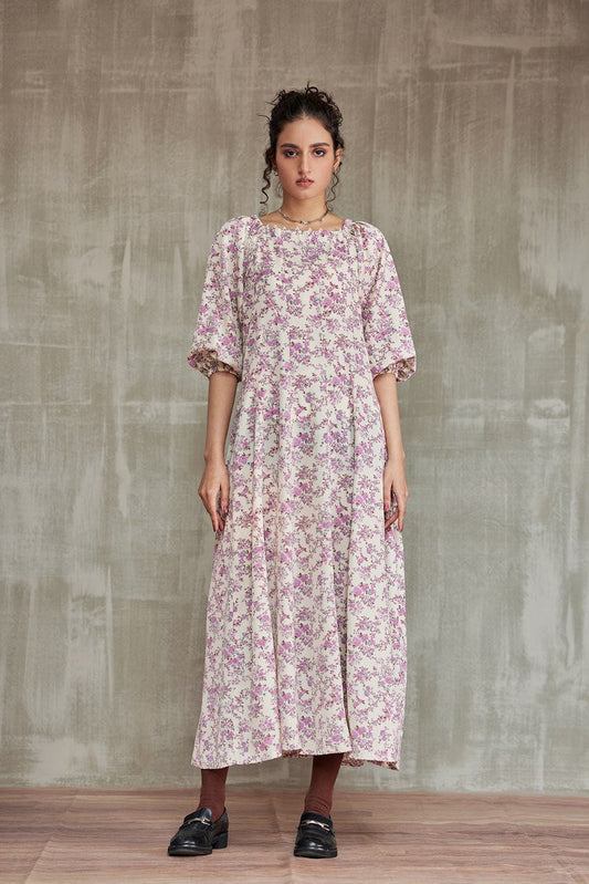 Ellena - Western Georgette Dress