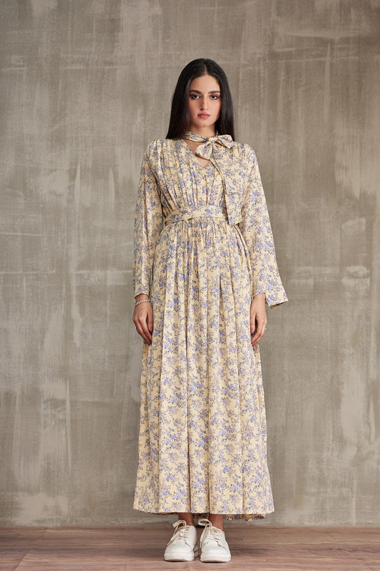 Ellena - Western Georgette Dress