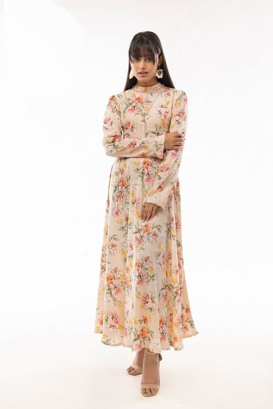 Ellena - Western Georgette Dress