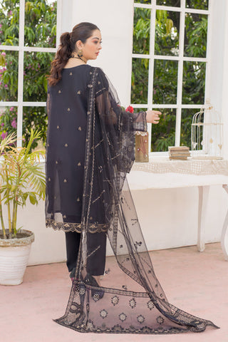 Arwa Zahra - Mehmal Embroidered Collection - AZ009 - Unstitched