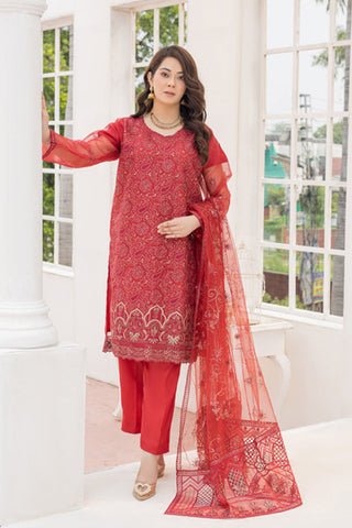 Arwa Zahra - Mehmal Embroidered Collection - AZ010 - Unstitched 