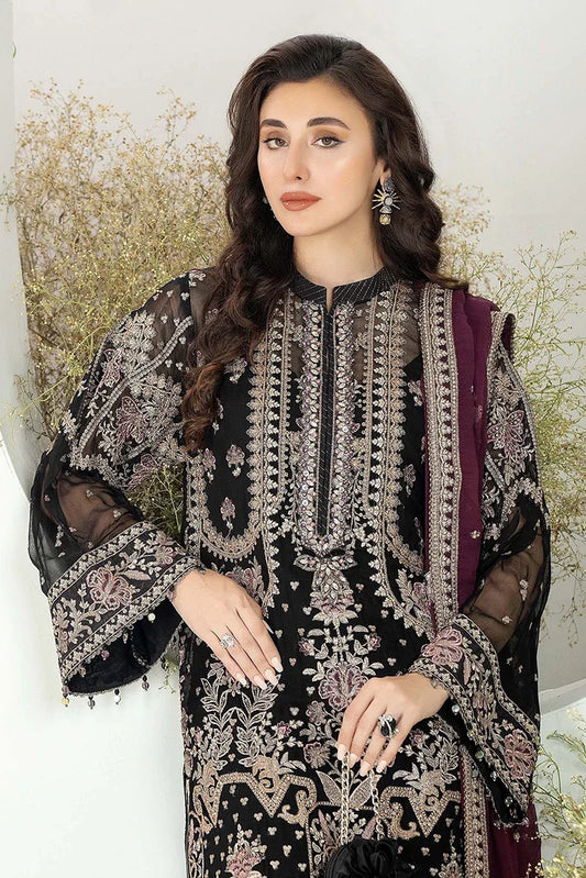 Picture of Adan's Libas - Alyana Semi Formals Chiffon Collection - 4003 - Available at Raja Sahib