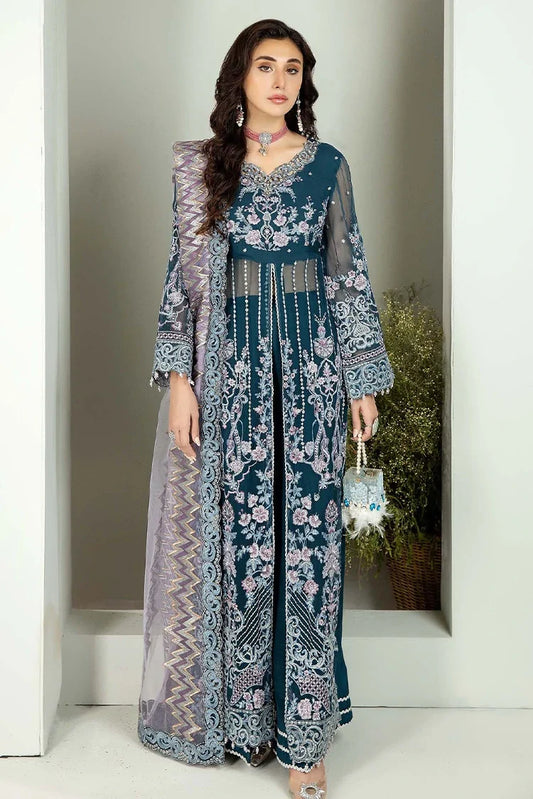 Picture of Adan's Libas - Alyana Semi Formals Chiffon Collection - 4005 - Available at Raja Sahib