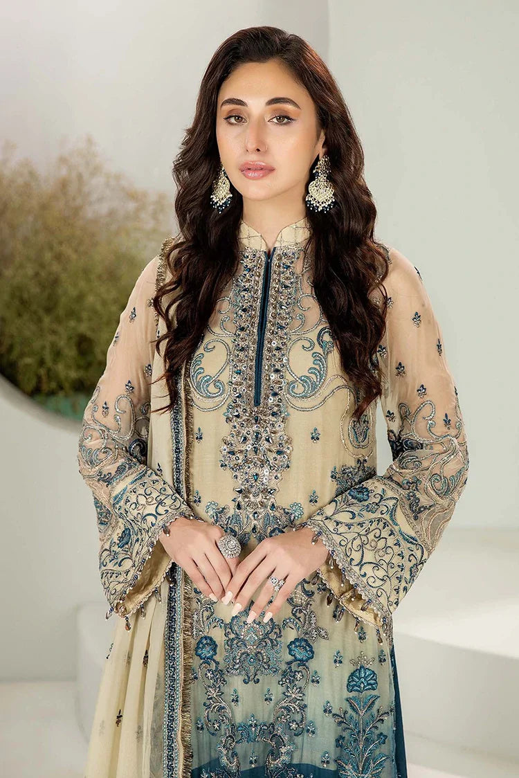 Picture of Adan's Libas - Alyana Semi Formals Chiffon Collection - 4000 - Available at Raja Sahib