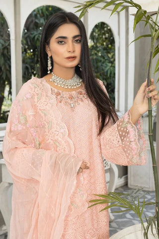 Picture of Ketifa - Formals Unstitched Collection - Delicate Pink - Available at Raja Sahib