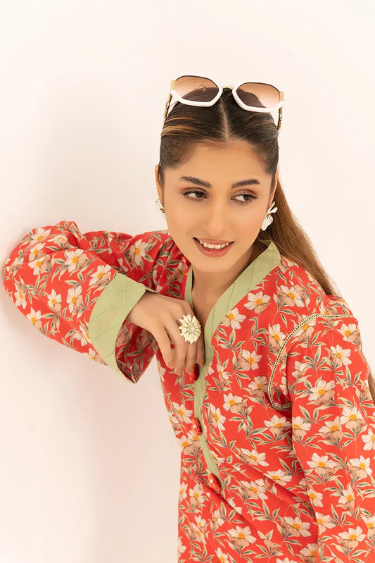 Kleren - Aroma Digital Printed Lawn - Stitched - A-22