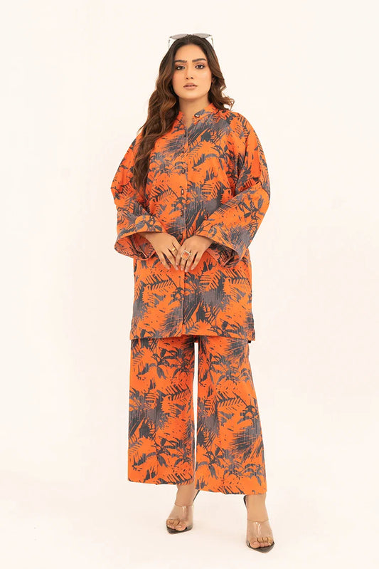Kleren - Aroma Digital Printed Lawn - Stitched - A-24
