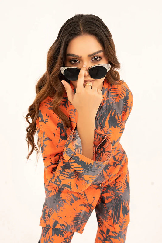 Kleren - Aroma Digital Printed Lawn - Stitched - A-24