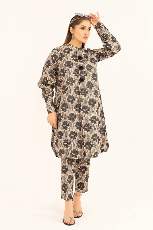 Kleren - Aroma Digital Printed Lawn - Stitched - A-28