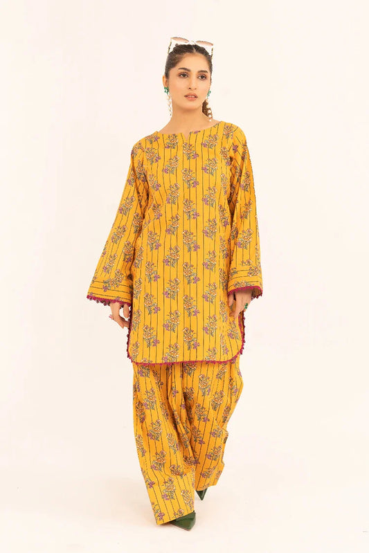 Kleren - Aroma Digital Printed Lawn - Stitched - A-34