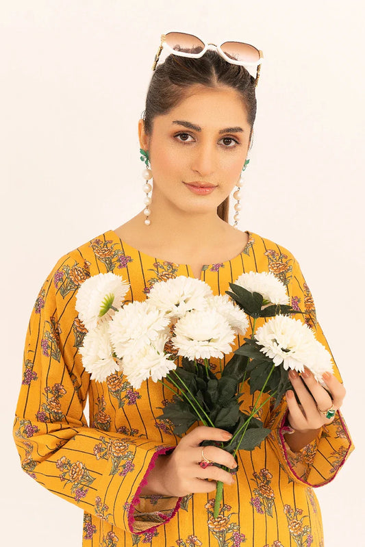 Kleren - Aroma Digital Printed Lawn - Stitched - A-34
