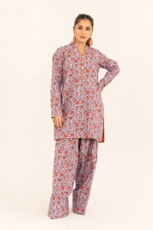 Kleren - Aroma Digital Printed Lawn - Stitched - A-37