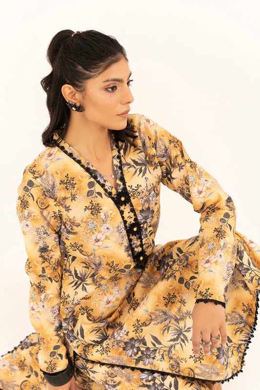 Kleren - Aroma Digital Printed Lawn - Stitched - A-40