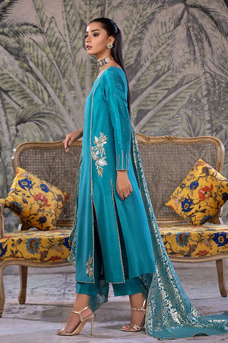 Picture of Amber Imran - Punkh Luxury Formals - Azure Grace - Available at Raja Sahib