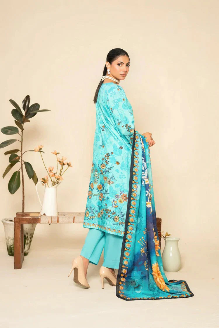 Lala - Lala Vintage Viscose Bana Dora Collection Vol 1 - LS-0417-Crystal Cove - Unstitched