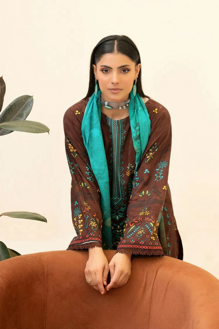 Lala - Lala Vintage Viscose Bana Dora Collection Vol 1 - LS-0420-Desert Oak - Unstitched