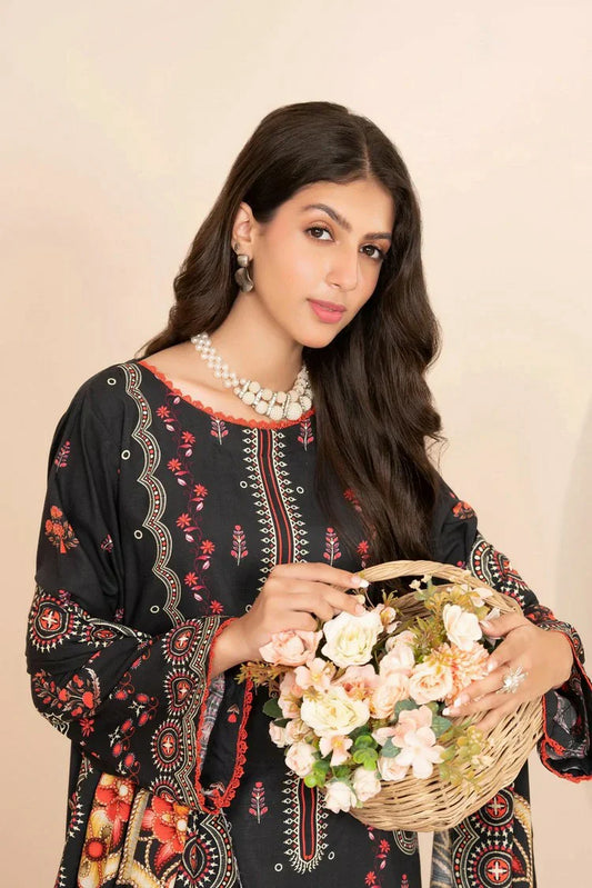 Lala - Mahee Doria Linen Collection Vol 1 - LS-0406-Midnight Muse - Unstitched