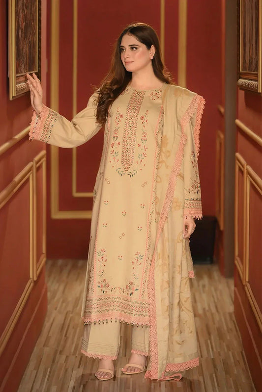 Nawaz Fabrics - Libaas Exclusive Winter Collection - LNF-73 SKIN - Unstitched
