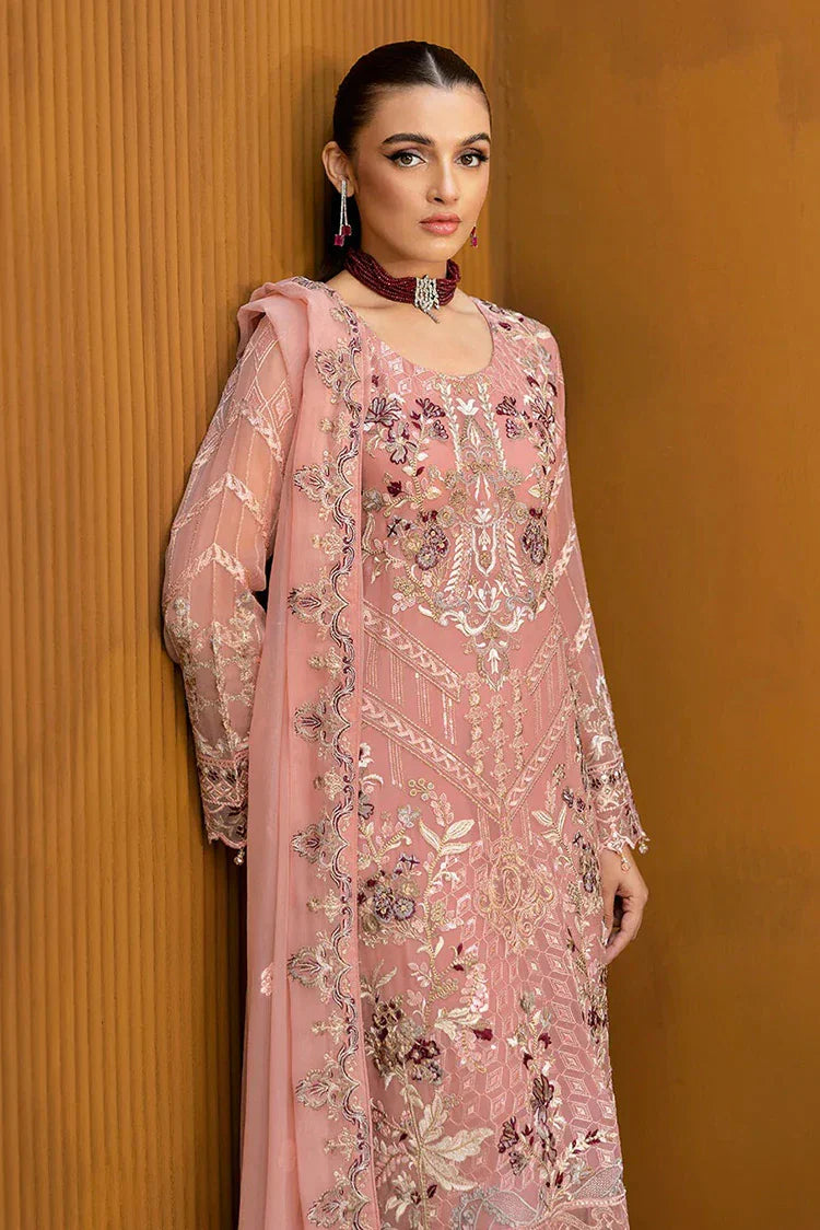 Picture of Ramsha - Chevron Embroidered Chiffon Collection Vol 10 - A-1005 - Unstitched - Available at Raja Sahib