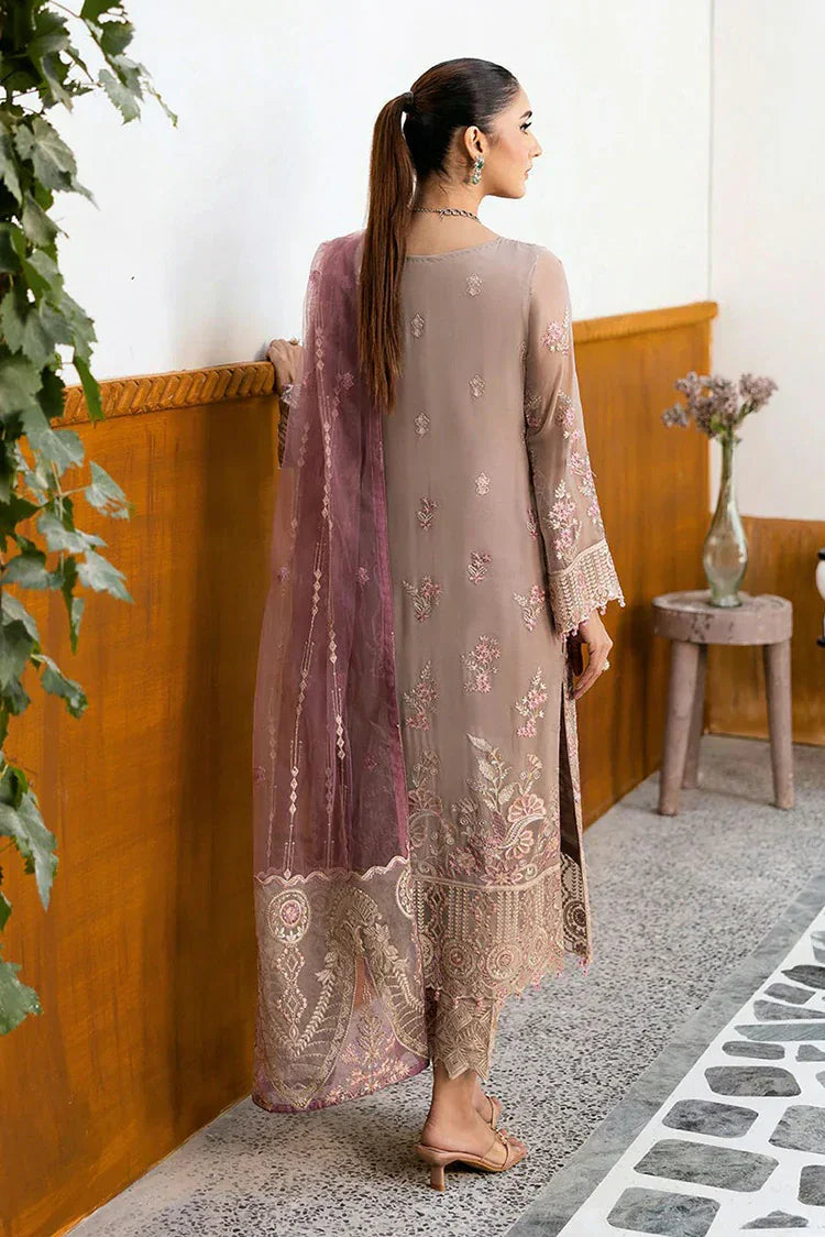 Picture of Ramsha - Chevron Embroidered Chiffon Collection Vol 10 - A-1009 - Unstitched - Available at Raja Sahib