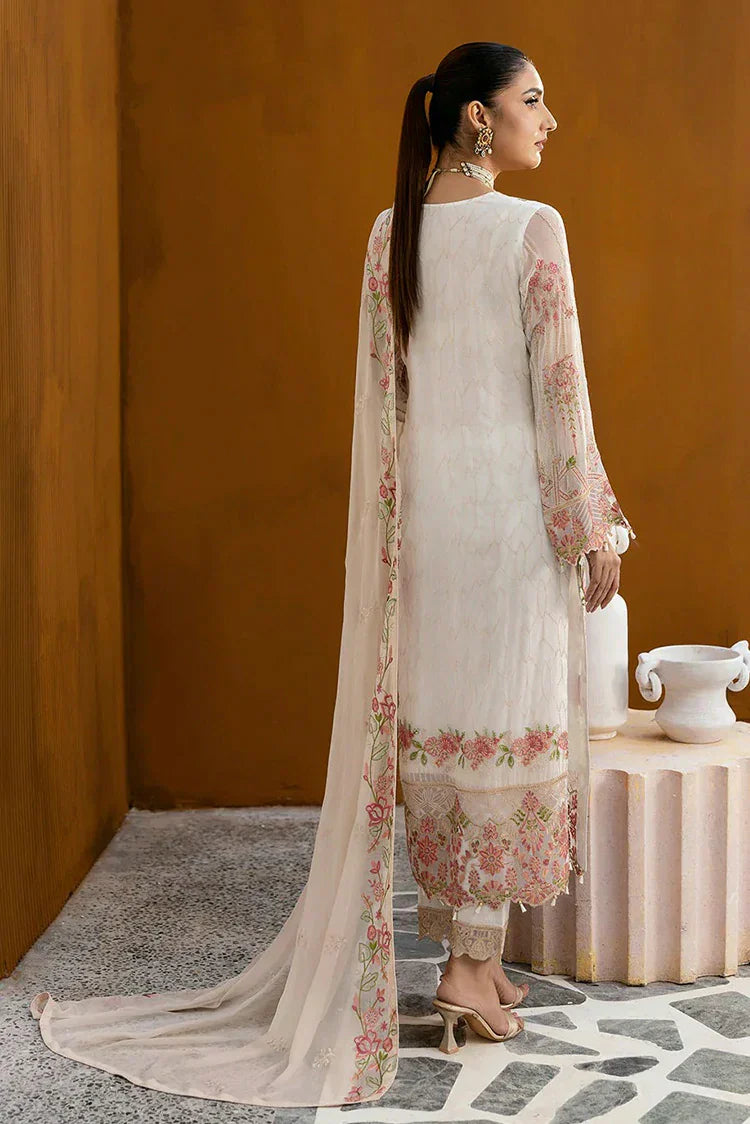 Picture of Ramsha - Chevron Embroidered Chiffon Collection Vol 10 - A-1011 - Unstitched - Available at Raja Sahib