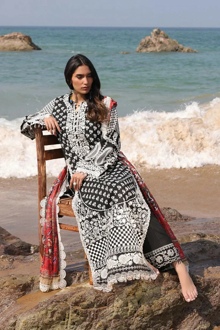 Picture of Serene - Hania Luxury Lawn Collection - SL 75 Anoud - Unstitched - Available at Raja Sahib