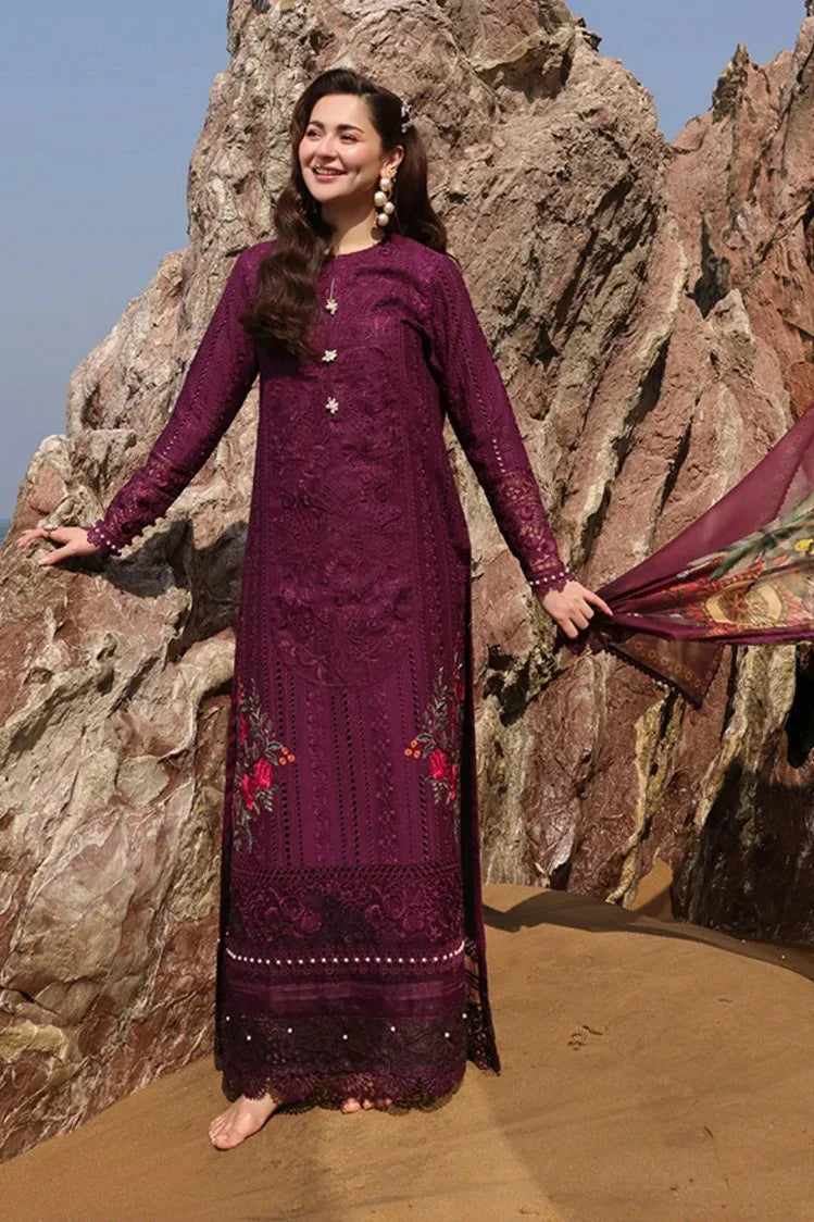 Picture of Serene - Hania Luxury Lawn Collection - SL 77 Izaan - Unstitched - Available at Raja Sahib