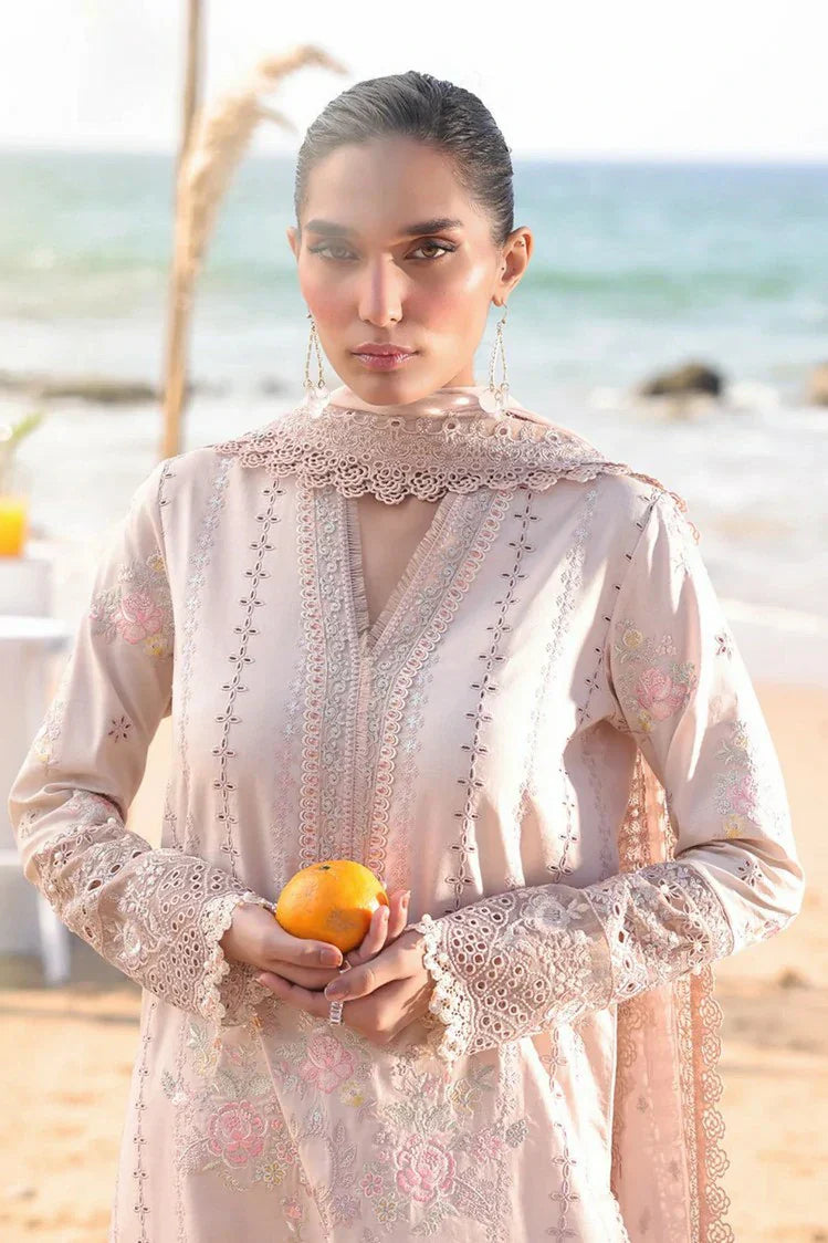 Picture of Serene - Hania Luxury Lawn Collection - SL 79 Kiswa - Unstitched - Available at Raja Sahib