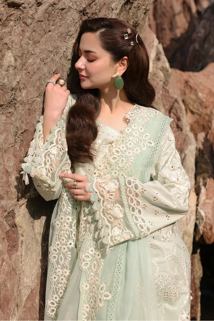 Picture of Serene - Hania Luxury Lawn Collection - SL 80 Zimal - Unstitched - Available at Raja Sahib