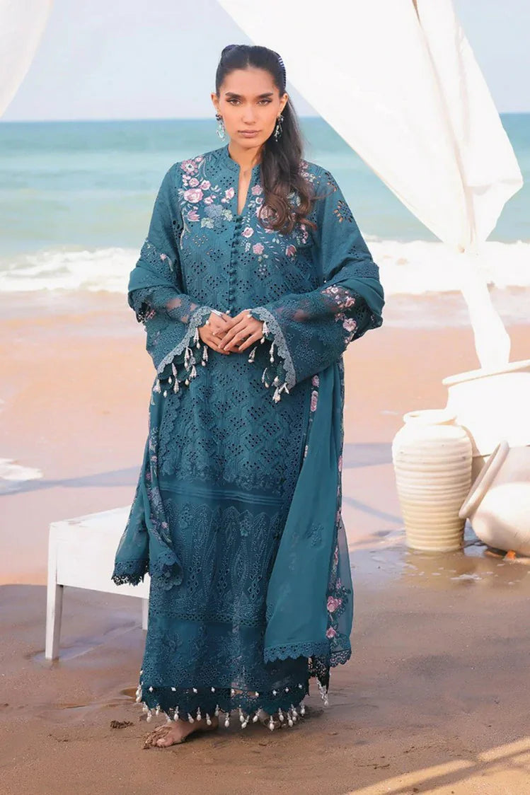 Picture of Serene - Hania Luxury Lawn Collection - SL 86 Mirha - Unstitched - Available at Raja Sahib